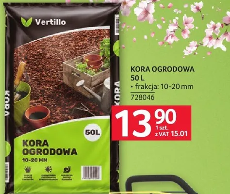 Kora ogrodowa Vertillo 50 l promocja w Selgros