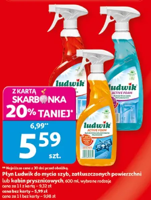 Płyn do mycia szyb, zatłuszczonych powierzchni promocja w Auchan