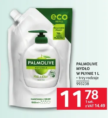 Mydło w płynie Palmolive Naturals Milk & Olive zapas promocja w Selgros