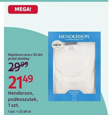 Podkoszulek promocja w Rossmann