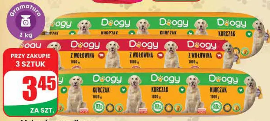 Karma dla psa z wołowiną Pedigree promocja w Dino