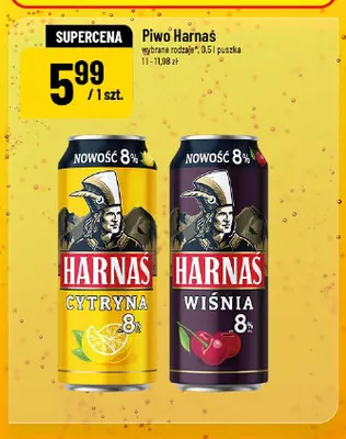 Piwo Harnaś Wiśnia promocja w POLOmarket