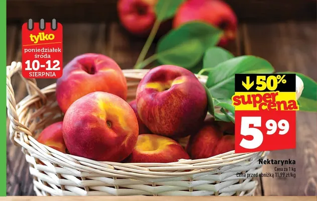 Nektarynka promocja w TOPAZ