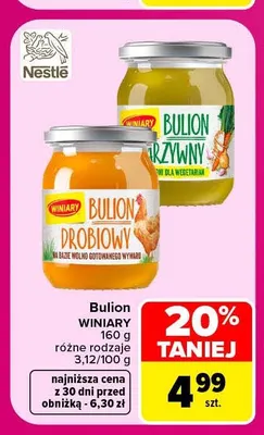 Bulion warzywny Winiary promocja w Carrefour