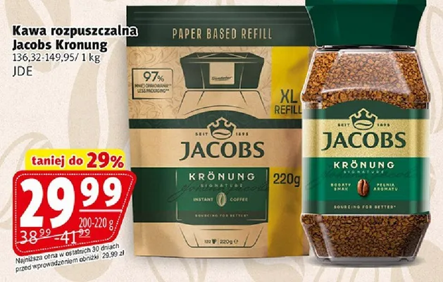 Kawa rozpuszczalna Jacobs Kronung promocja w Prim Market
