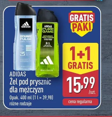 Żel pod prysznic dla mężczyzn Adidas promocja w Aldi