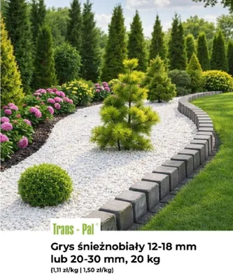 Grys śnieżnobiały 12-18mm lub 20-30mm promocja w PSB Mrówka