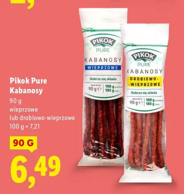 Kabanosy promocja w Lidl