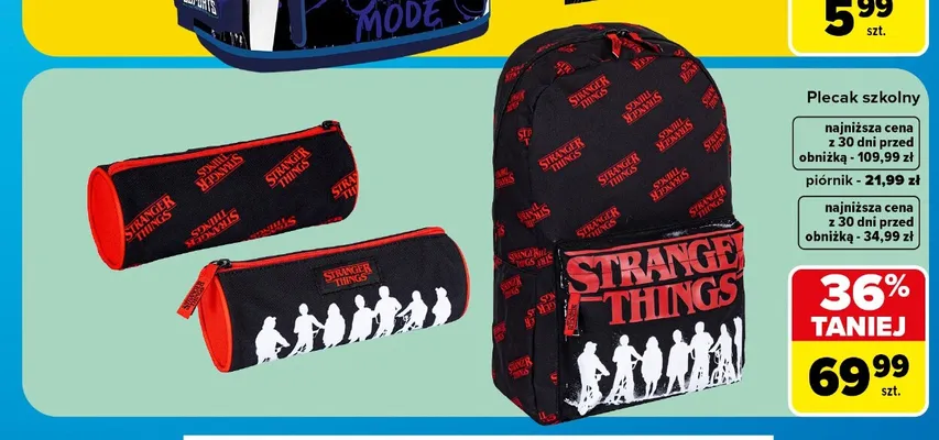 Piórnik Strange Things promocja w Carrefour
