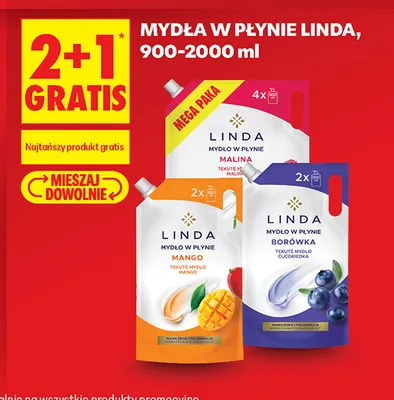 Mydło w płynie Linda Mango promocja w Biedronka