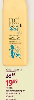 Szampon delikatny do włosów Neboa kids 1+ promocja w Rossmann