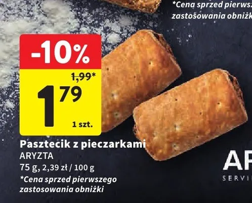 Pasztecik z pieczarkami promocja w Intermarche