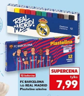 Plastelina szkolna FC Barcelona promocja w Kaufland