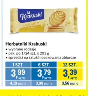Herbatniki Krakuski promocja w Makro