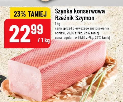 Szynka konserwowa Rzeźnik Szymon promocja w POLOmarket