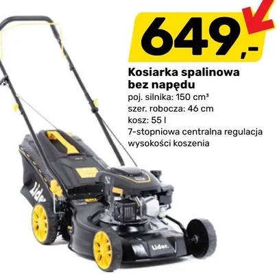 Kosiarka spalinowa bez napędu promocja w Bricomarche
