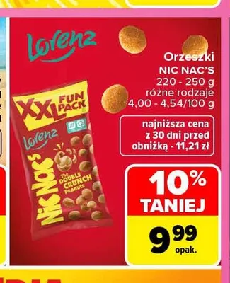 Orzeszki Nic Nac's promocja w Carrefour
