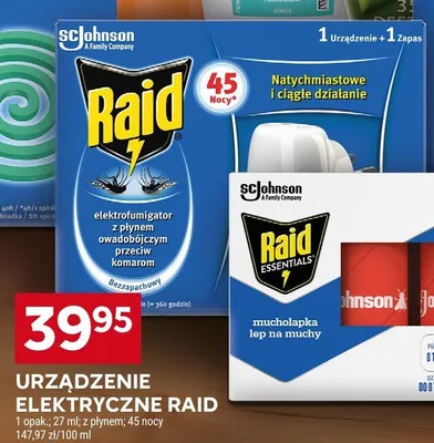 Urządzenie elektryczne Raid z płynem promocja w Stokrotka