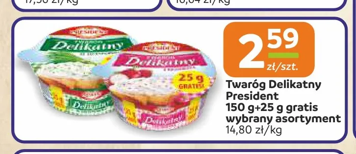 Twaróg Delikatny Président promocja w Społem Częstochowa