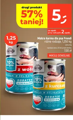Mokra karma dla psa Frendi z kurczakiem promocja w Dealz