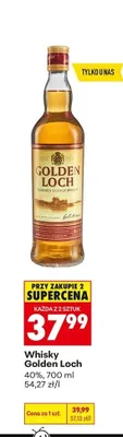 Whisky Golden Loch promocja w Biedronka