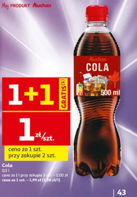 Cola Auchan promocja w Auchan