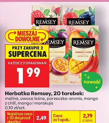 Herbatka mango z chilli promocja w Biedronka