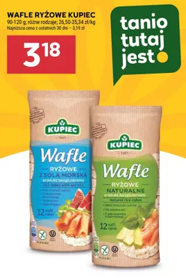 Wafle ryżowe Kupiec promocja w Stokrotka