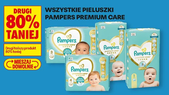 Pieluchy Premium Care promocja w Biedronka