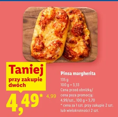 Pinsa margherita Lidl promocja w Lidl