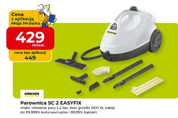 Parownica SC 2 Easyfix promocja w PSB Mrówka