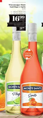 Wino musujące Monte Santi Spritz promocja w POLOmarket