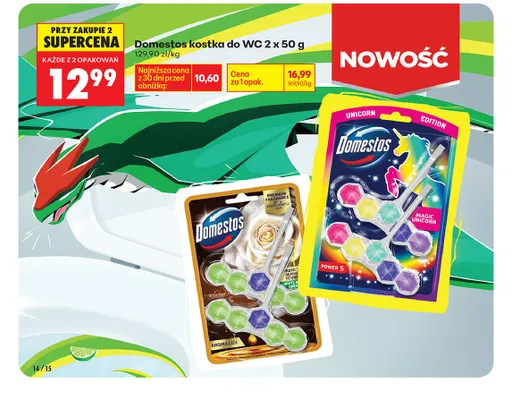 Kostka do WC Unicorn Edition promocja w Biedronka