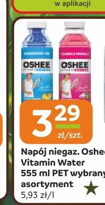 Napój niegazowany Oshee Vitamin Water promocja w Społem Częstochowa