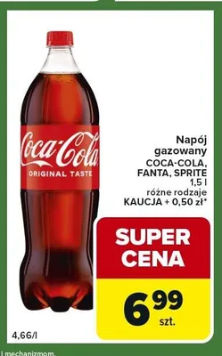 Napój gazowany Fanta promocja w Carrefour Express