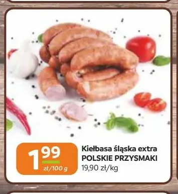 Kiełbasa śląska extra Polskie Przysmaki promocja w Gama