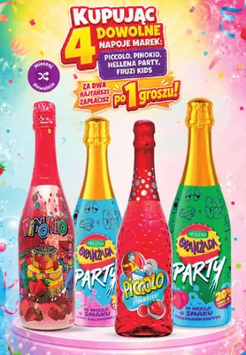 Napój Piccolo Strawberry promocja w Dino