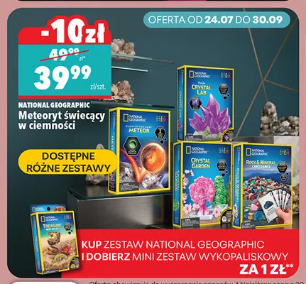 Meteoryt świecący w ciemności National Geographic promocja w Biedronka