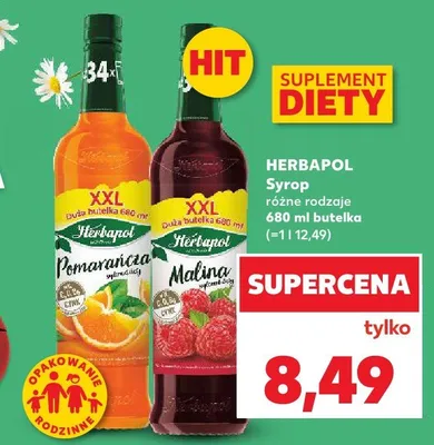 Syrop różne rodzaje promocja w Kaufland