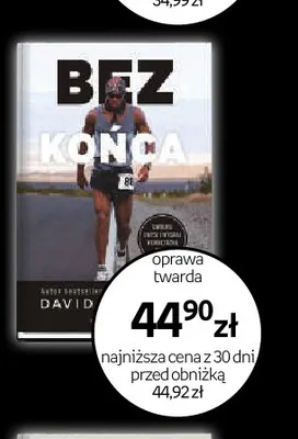 Książka Bez końca David Goggins oprawa twarda promocja w Empik