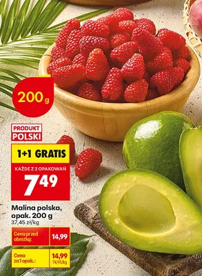 Malina polska promocja w Biedronka
