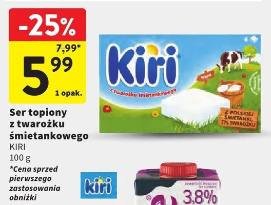 Mleko UHT Junior 3,8% promocja w Intermarche