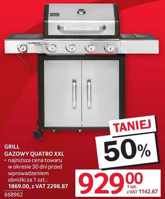 Grill gazowy Quatro XXL Weber promocja w Selgros