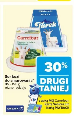 Ser kozi do smarowania promocja w Carrefour