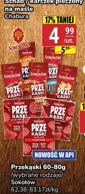 Przekąski Sokołów promocja w API Market