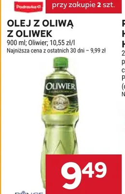Olej rzepakowy z oliwą z oliwek Oliwier promocja w Stokrotka