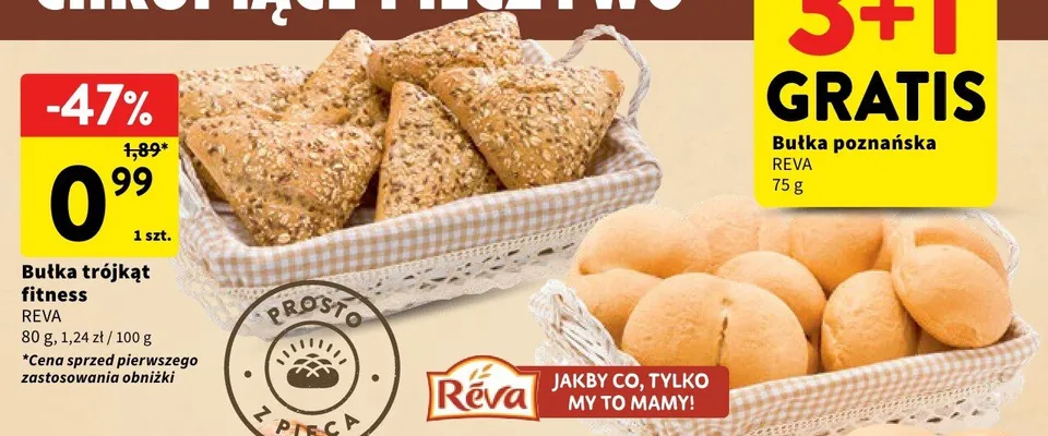 Bułka poznańska REVA promocja w Intermarche