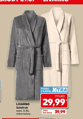 Szlafrok LIVARNO promocja w Kaufland