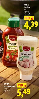 Sos czosnkowy Kania promocja w Lidl