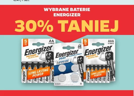 Baterie Energizer 2032 promocja w Netto